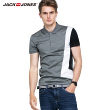 纯棉弹力修身男装商务短袖