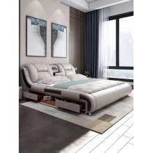 美姿蓝 家具 床 皮床 皮艺床 双人床 真皮床