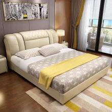 乐和居 双人床 床 榻榻米床 头层真皮