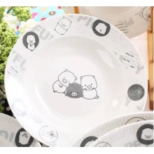 可爱卡通餐盘水果盘点心盘 盘子儿童托盘餐具6件套